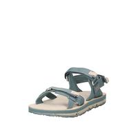 Jack Wolfskin Outfresh Deluxe Sandal W, Sandalia Mujer, Rosa Gris Azulado, 39.5 EU