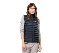 Jack Wolfskin Pack & Go - Chaleco para Mujer (Talla L), Color Azul Oscuro