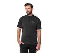 Jack Wolfskin Pack & Go Polo Hombre M, Negro, M, Negro, M