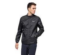 Jack Wolfskin Pack & Go Windshell M Chaqueta Softshell, Negro, L Hombre