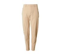 JACK WOLFSKIN Pantalón de montaña 'HIKEOUT' moca / blanco Lxregular moca / blanco