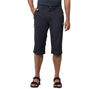 Jack Wolfskin Pantalones 3/4 para Hombre Activate Light M, Hombre, Pantalón Softshell., 1505491-6350058, Phantom, 58