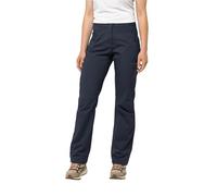Jack Wolfskin Pantalones Active Track Mujer W Pantalones de Senderismo, Azul Noche, 46 (EU), Noche Azul, 46