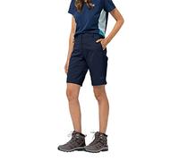 Jack Wolfskin Pantalones Cortos para Mujer Activate Track, Azul Medianoche, 40