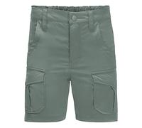 Jack Wolfskin Pantalones Cortos Unisex Treasure Hunter para niños, Hedge Green, 128, Color Verde., 8 años