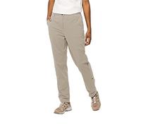 Jack Wolfskin Pantalones enrollables Desert W para Mujer, Pantalones para Exteriores, Pimienta Blanca, 38, Pimienta Blanca, 38