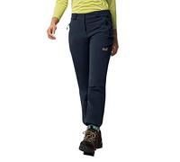 Jack Wolfskin Pantalones térmicos Activate para Mujer, Mujer, Pantalones de Mujer, 1503592, Azul Oscuro, 23