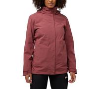Jack Wolfskin Paroi Rouge 3 en 1 Jkt W Chaqueta, Rojo Ochre, Medium para Mujer