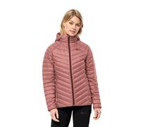 Jack Wolfskin Passamani Down - Sudadera con capucha para mujer, color rojo, rubor en polvo, S