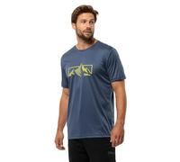 Jack Wolfskin Peak Graphic T M Camiseta, Evening Sky, S Hombres