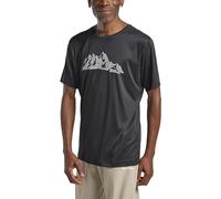 Jack Wolfskin Peak Graphic T M Camiseta, Mtn Phantom, Small Hombres
