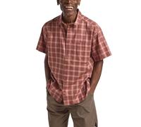 Jack Wolfskin Planalto Shirt M Camisa, Check Dark Rust, Medium Hombres