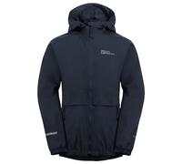 Jack Wolfskin Rainy Days 2L JKT K Chaqueta, Azul Noche, 140 cm Niño, azul ocuro, 140 cm