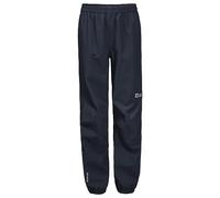 Jack Wolfskin Rainy Days Pants Kids - Pantalón de Senderismo, Color Azul Noche, 116 cm, Unisex, Color Azul, Azul Ocuro, 116 cm
