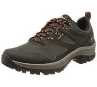 Jack Wolfskin Rebellion Guide Texapore Low M, Zapatillas para Caminar Hombre, Negro, Naranja, 44.5 EU