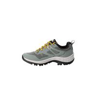 Jack Wolfskin Rebellion Guide Texapore Low M, Zapatillas para Caminar Hombre, Verde Fluorescente, 44.5 EU
