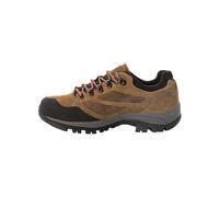 Jack Wolfskin Rebellion Texapore Low M, Zapatillas para Caminar Hombre, marrón y Rojo, 39.5 EU