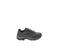 Jack Wolfskin Rebellion Texapore Low W, Zapatillas para Caminar Unisex Adulto, Gris y Rojo, 36 EU