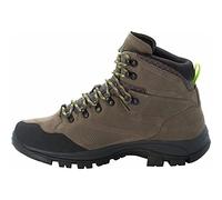Jack Wolfskin Rebellion Texapore Mid M, Zapatillas para Caminar Hombre, marrón y Rojo, 42.5 EU
