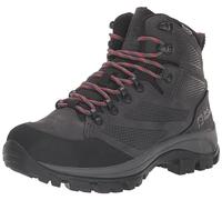 Jack Wolfskin Rebellion Texapore Mid W - Zapatillas de senderismo para mujer, gris y rojo, 35.5 EU