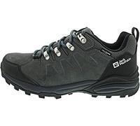 Jack Wolfskin Refugio Texapore Low M, Zapatillas, Hombre, Grey Black, 40 EU