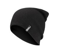 Jack Wolfskin - Rib Beanie, Boina Unisexo, Black,