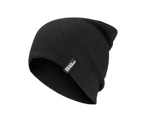 Jack Wolfskin - Rib Beanie, Boina Unisexo, Black,