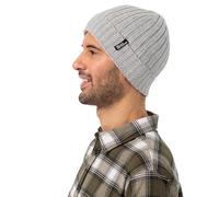 Jack Wolfskin - Rib Knit Beanie, Boina Unisexo, Grey Heather,