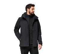 Jack Wolfskin Romberg - Chaqueta 3 en 1 para hombre, Phantom, talla S, Phantom, Small