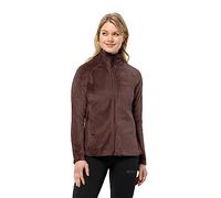 Jack Wolfskin Rotwand FZ W Chaqueta de Forro Polar, Dark Maroon, XXL para Mujer