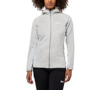 Jack Wolfskin Rotwand Hooded FZ W Chaqueta, Gris Fresco, Extra-Large para Mujer