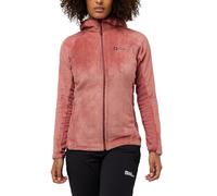 Jack Wolfskin Rotwand Hooded FZ W Chaqueta, Mineral Rojo, M para Mujer