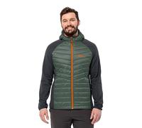 Jack Wolfskin Routeburn Pro Hybrid M, Chaqueta de Forro Polar Hombre, Verde (Hedge Green), 3XL