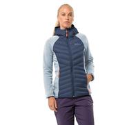 Jack Wolfskin Routeburn Pro Hybrid W Chaqueta Softshell, Azul Hielo, Extra-Large Mujeres