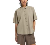 Jack Wolfskin Sierra Quest SS Shirt W Blusas, Gris, Extra-Small Mujeres