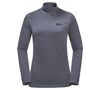 Jack Wolfskin Sky Thermal Hz W Camiseta de Senderismo, Delfín, S Mujer, Delfín, S