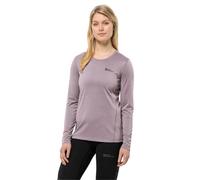 Jack Wolfskin Sky Thermal L/S W Camiseta para Senderismo, Flor Salvaje, XXL para Mujer