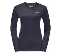 Jack Wolfskin Sky Thermal L/S W Camiseta para Senderismo, Gris/Plateado, XXL para Mujer