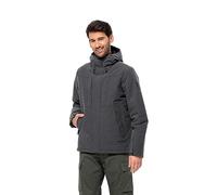 Jack Wolfskin Snowy Park Chaqueta, Negro, XL Hombre, Negro, XL
