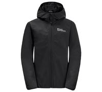 Jack Wolfskin SOLYD Jacket K Chaqueta Softshell, Unisexo, Black, 116