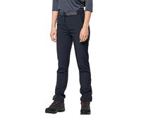 Jack Wolfskin Stollberg Pants W - Pantalón de Senderismo, Color Azul Noche, 44 para Mujer, Azul Ocuro, 44