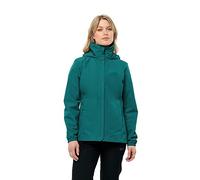 Jack Wolfskin Stormy Point 2L JKT W Chaqueta, Verde Agua, XS Mujer, verde aguamarina, XS