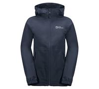 Jack Wolfskin Stormy Point Jacket K, Abrigo Unisexo, Night Blue,