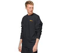 Jack Wolfskin Sudadera básica para Hombre, Color Negro, Talla L