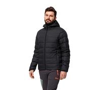 Jack Wolfskin Sudadera con Capucha Ather Down M Pluma, Negro, XL Hombre, Negro, XL