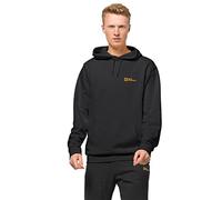 Jack Wolfskin Sudadera con Capucha para Hombre, Color Negro, Talla S
