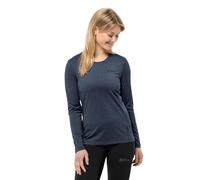 Jack Wolfskin Sudadera térmica para Mujer, Color Azul Oscuro, Talla S