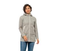 Jack Wolfskin Tannenspur Coat W Chaqueta de Forro Polar, Algodón Blanco, S para Mujer