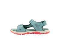 Jack Wolfskin Taraco Beach Sandal K, Sandalia, Verde Claro, 34 EU