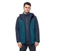 Jack Wolfskin Taubenberg 3In1 - Chaqueta, azul coral, 3XL para hombre